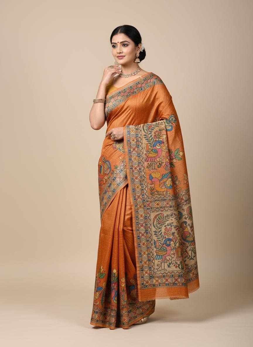 Tree of Harmony Silk Saree